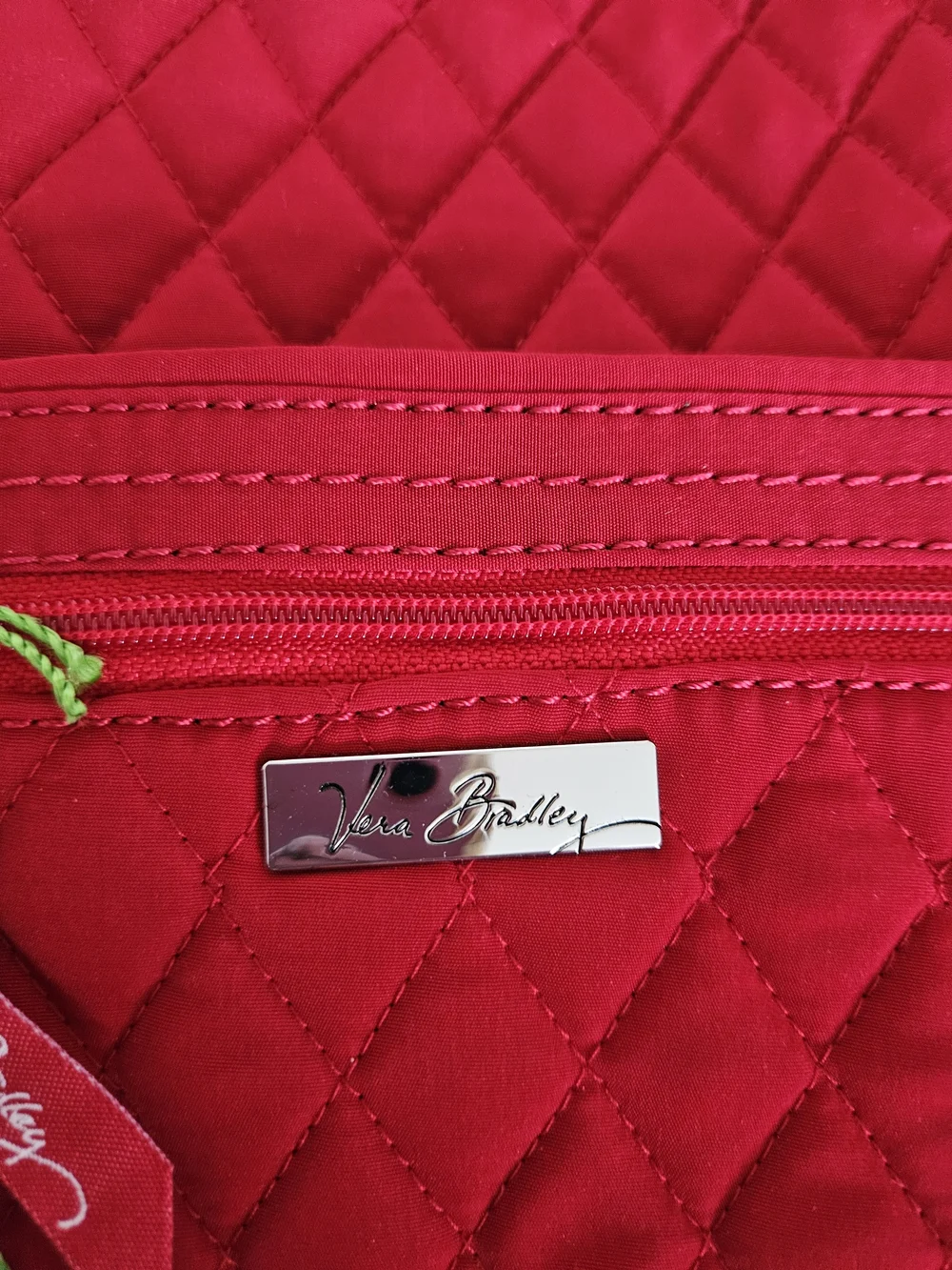 Vera Bradley Red Quilted Crossbody Bag NWT
